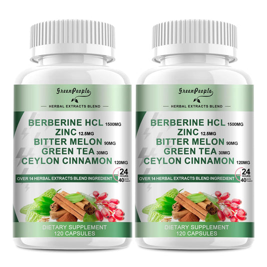 GREENPEOPLE Berberine with Cinnamon 2-Pack hero image