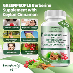 Ceylon cinnamon, bitter melon and other ingredients highlighted