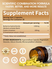 Liposomal berberine capsules displayed