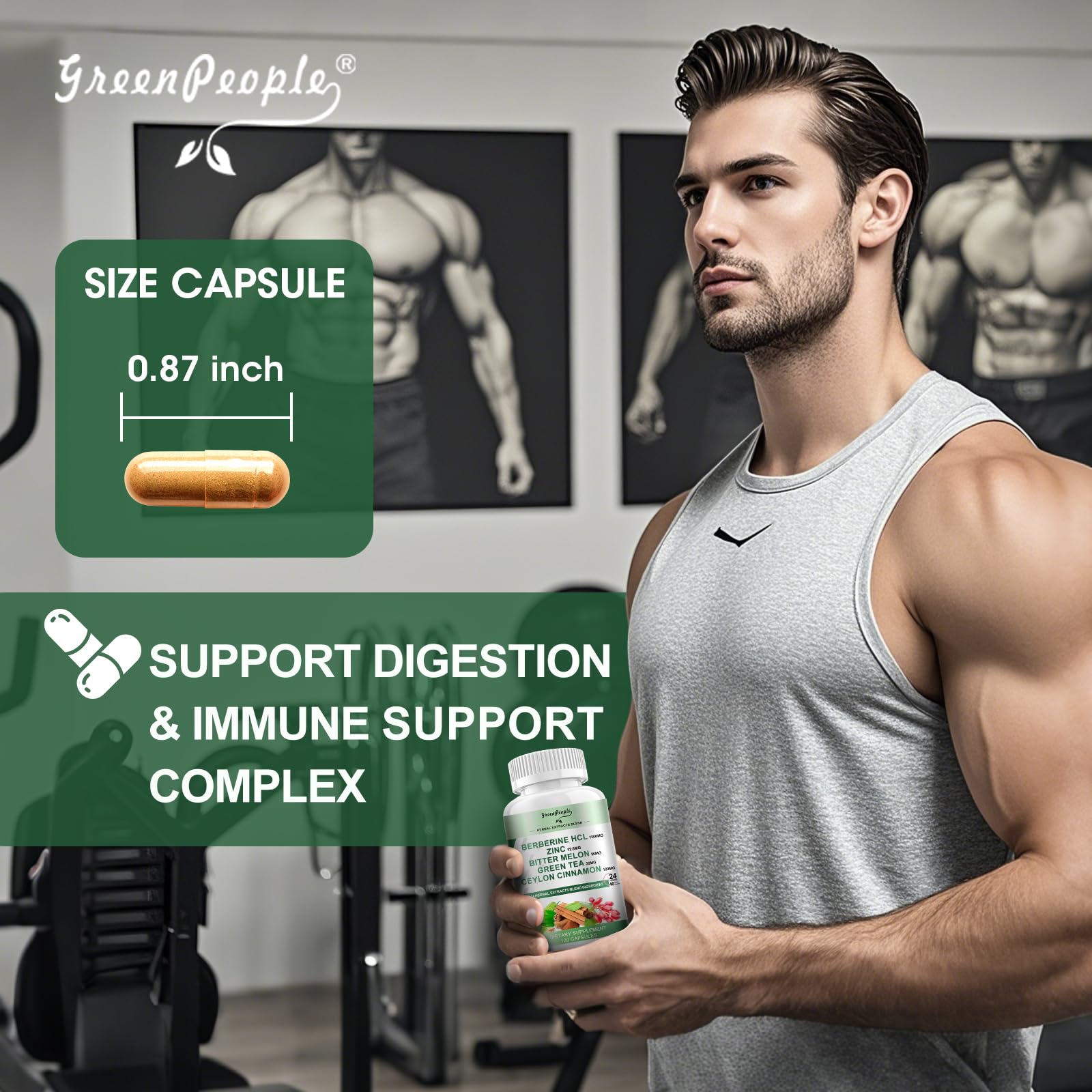 Packaging showing 120 capsules