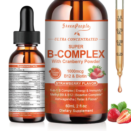 GREENPEOPLE Methylated B Complex bottle front view
