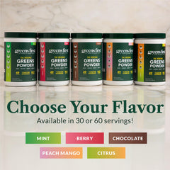 Label indicates dairy-free, vegan, non-GMO ingredients