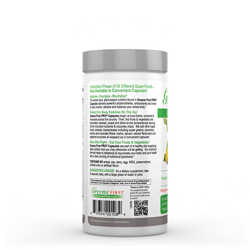 Greens First Phytonutrient capsules digestive enzymes for gut comfort