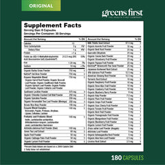 Organic fruits and vegetables imagery associated with Greens First