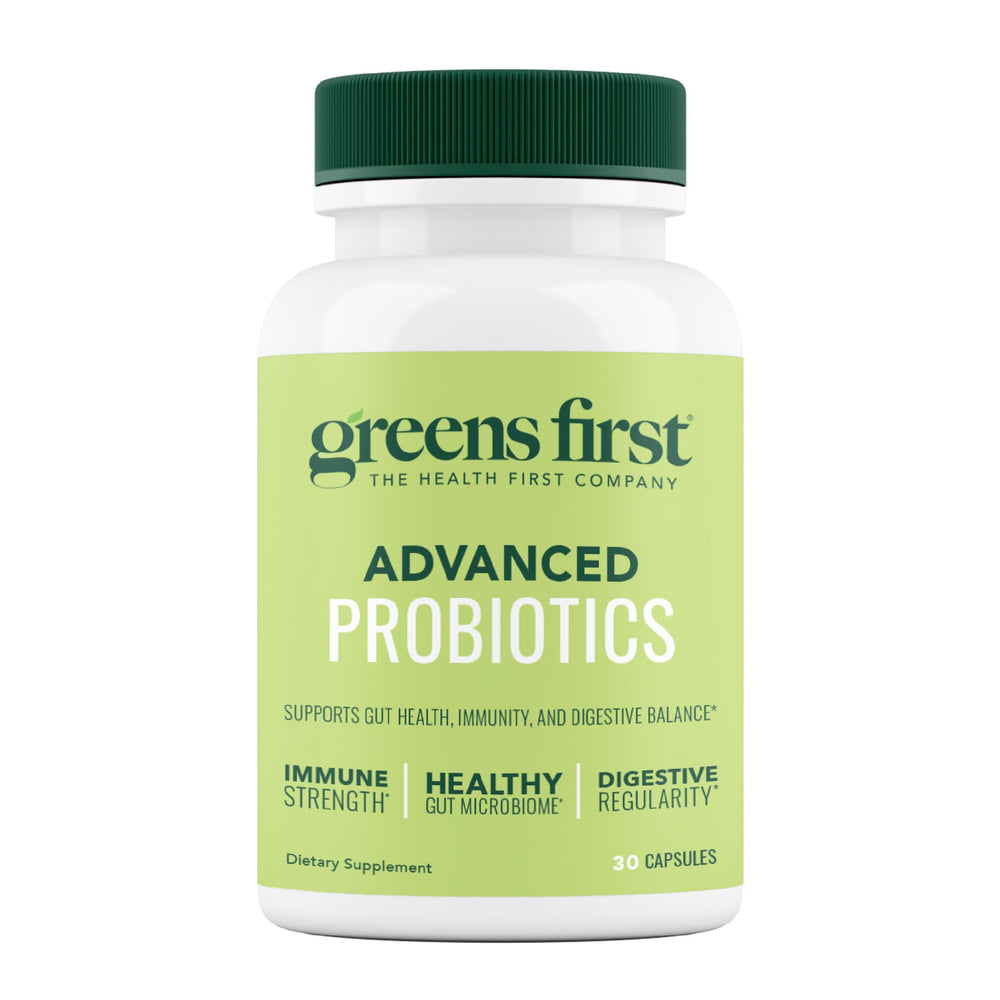 Greens First Probiotics bottle – front view