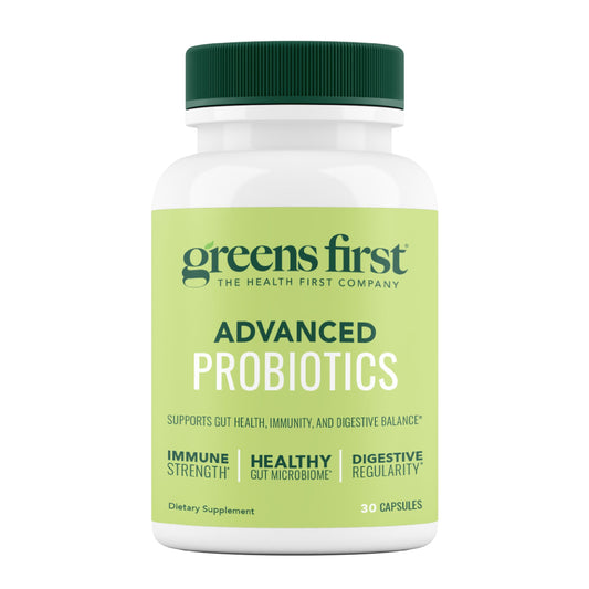 Greens First Probiotics bottle – front view
