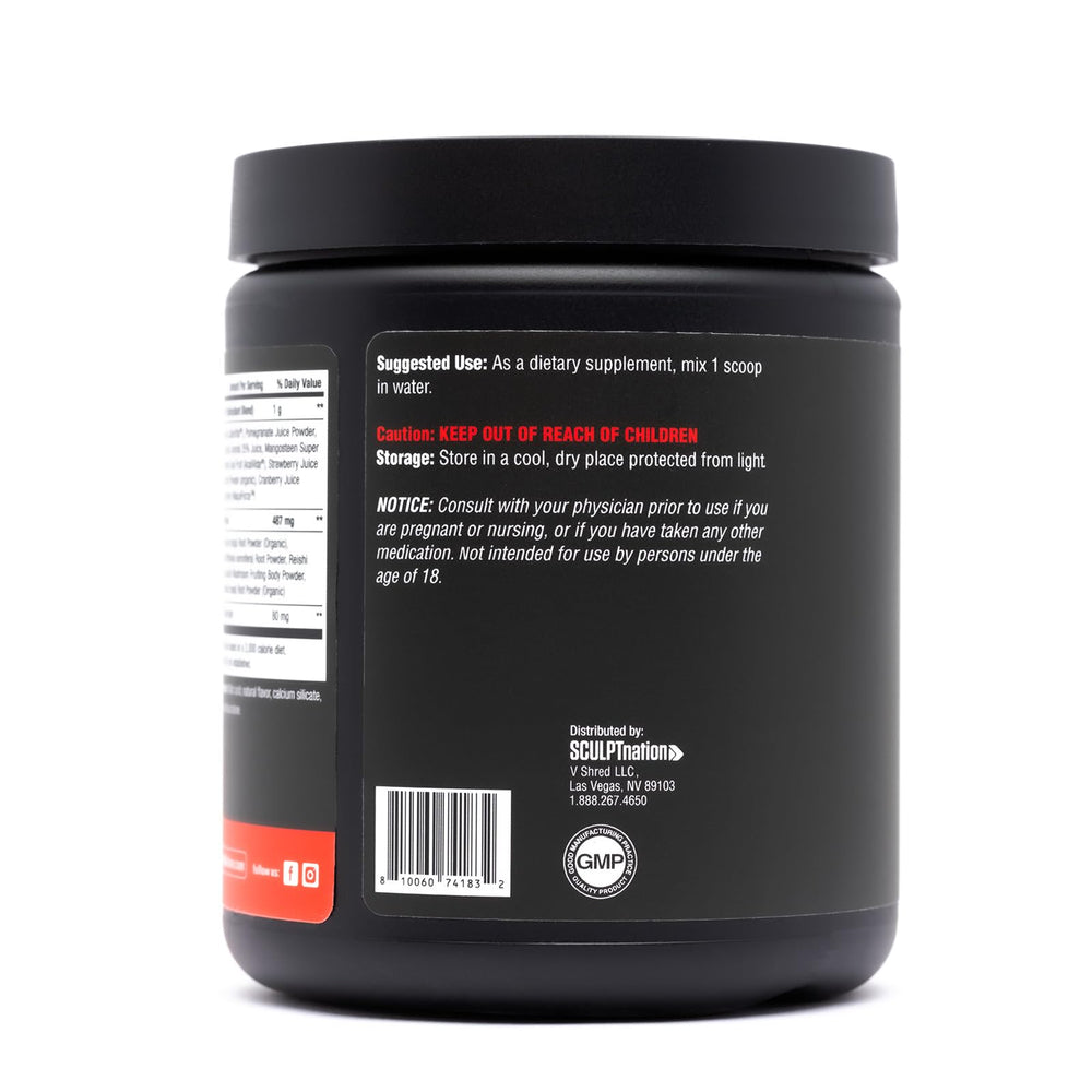 Lifestyle shot focusing on collagen and skin health messaging