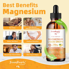 Daily dosage chart for GreenPeople magnesium drops