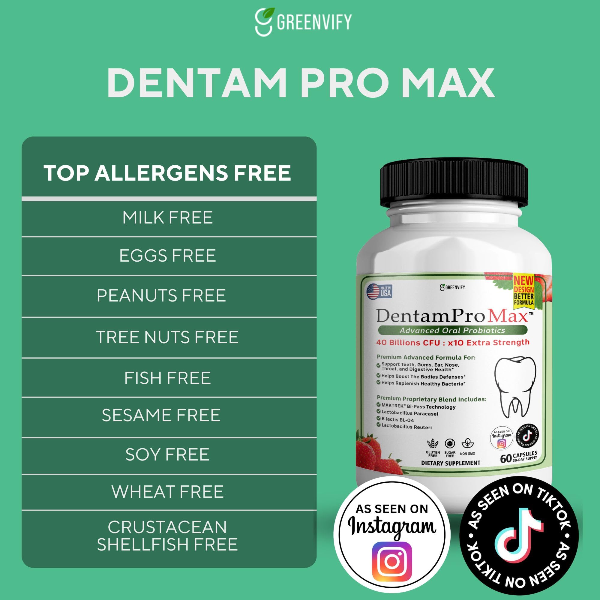 DentamPro Max promotes fresh breath