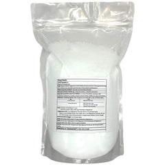 Magnesium chloride powder dissolving in water