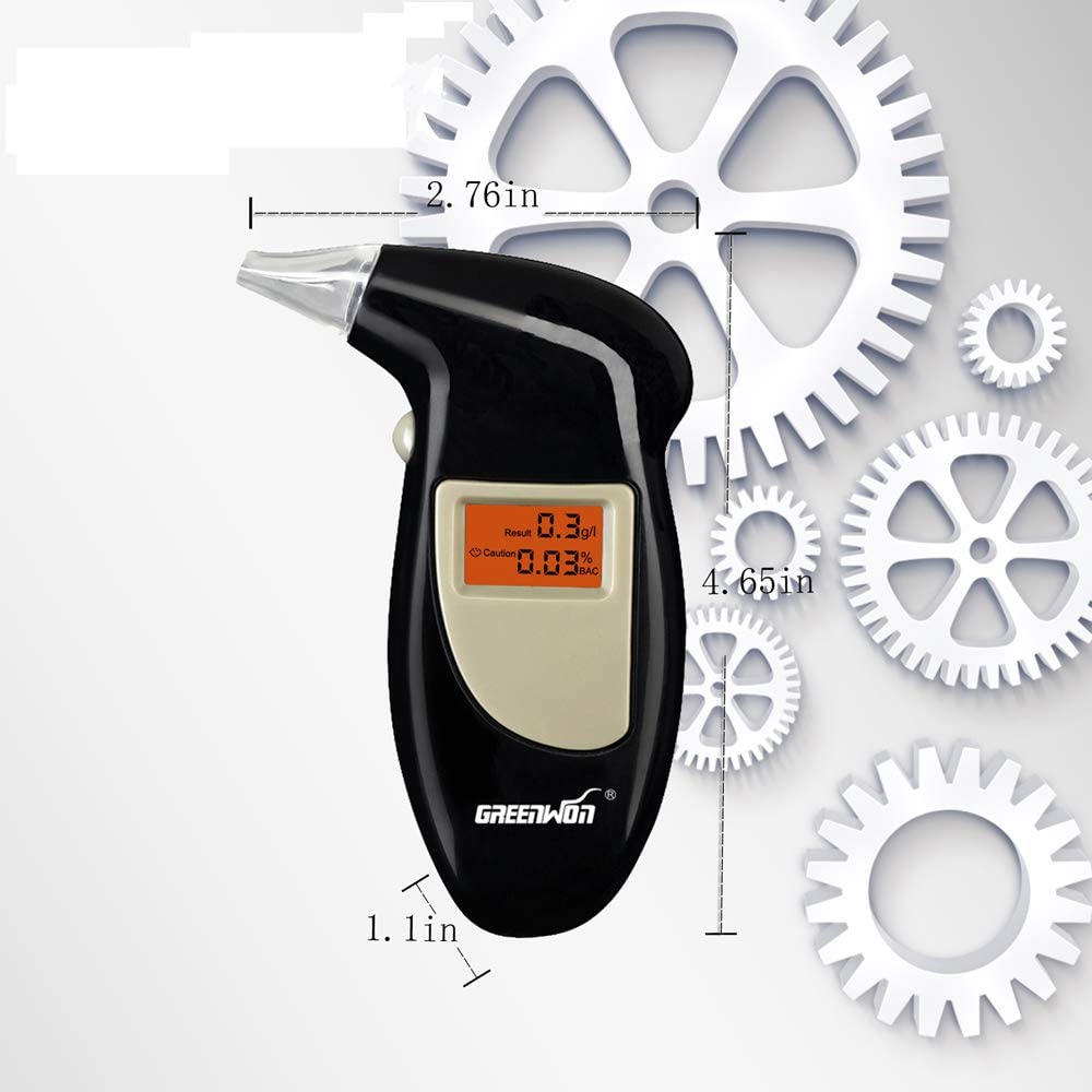 GREENWON breathalyzer in retail packaging