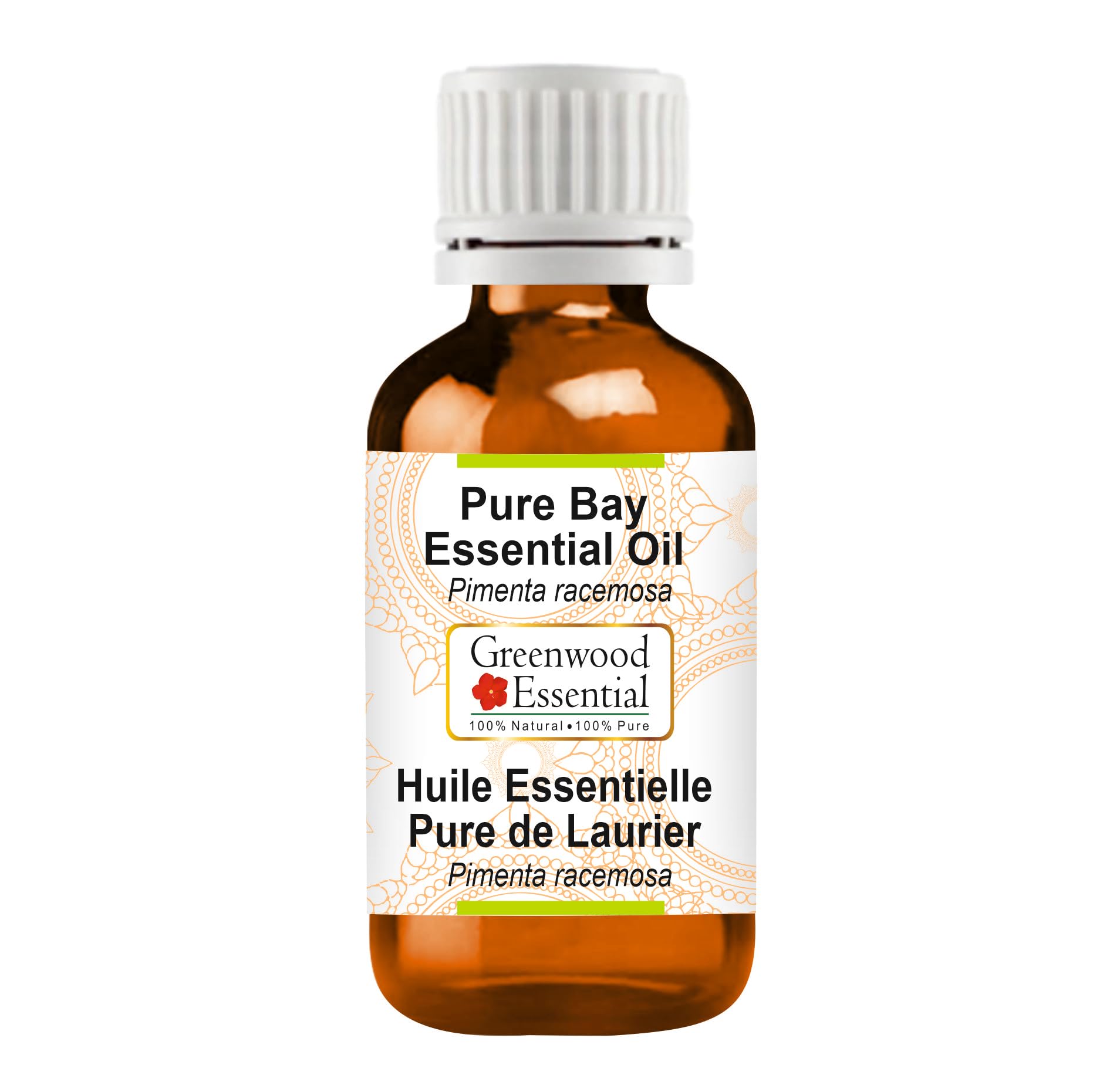 Greenwood Bay Essential Oil bottle in amber glass 100ml