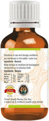 Greenwood Essential Benzoin Oil amber glass bottle—protects potency during storage and travel.