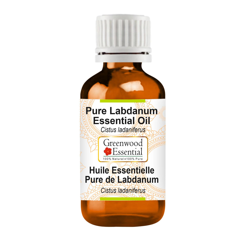 Greenwood Labdanum essential oil 5ml amber glass bottle