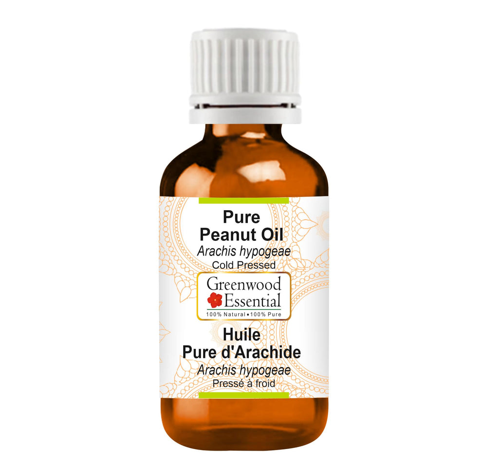 Greenwood Peanut Oil in amber glass bottle 10ml