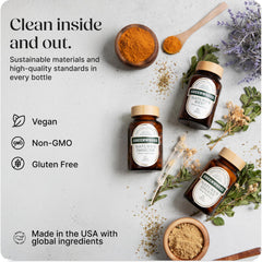 Graphic highlighting organic, vegan sleep aid benefits