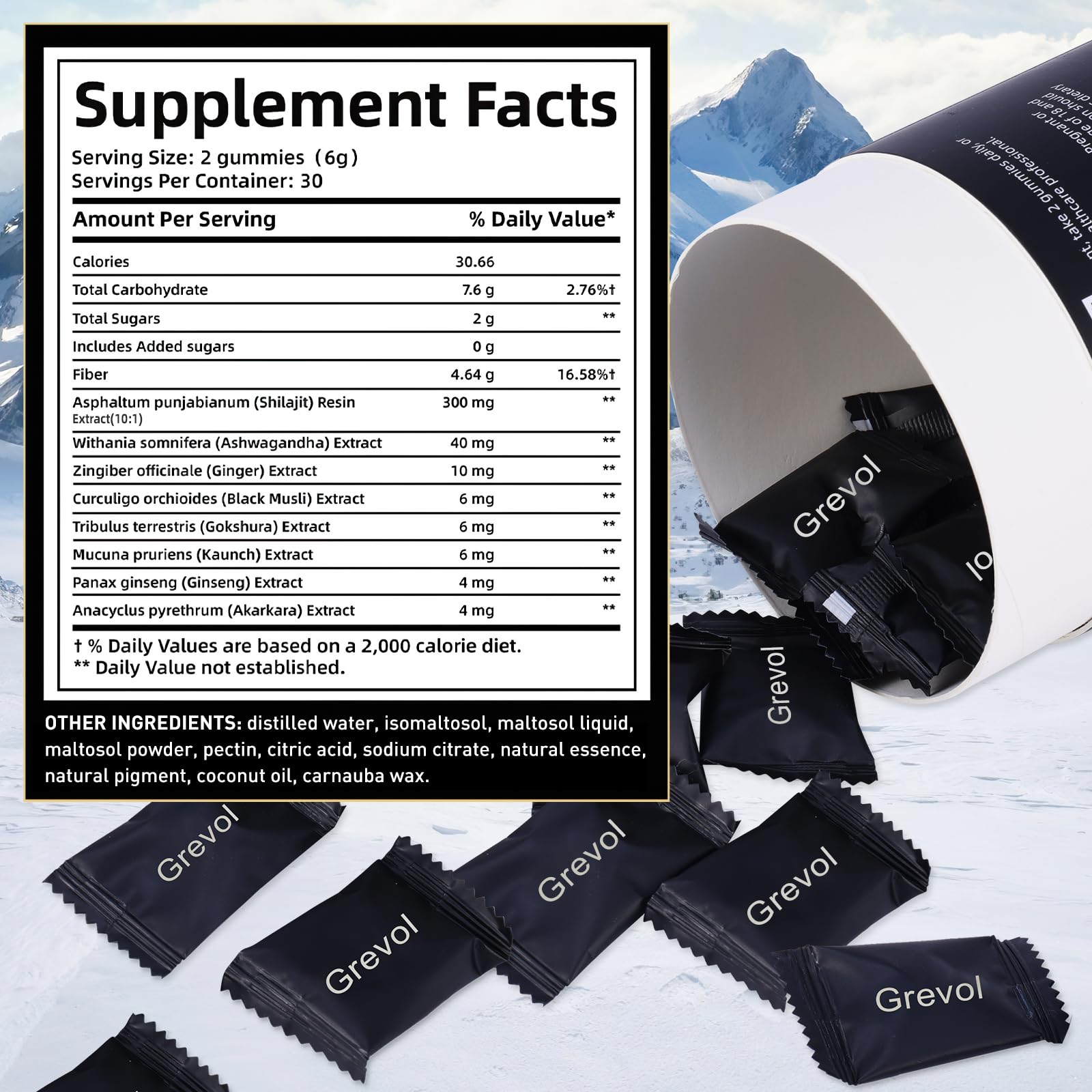 Gift-ready packaging of Grevol Shilajit Gummies