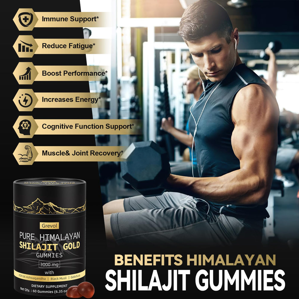 Individually wrapped Shilajit Gummies for travel
