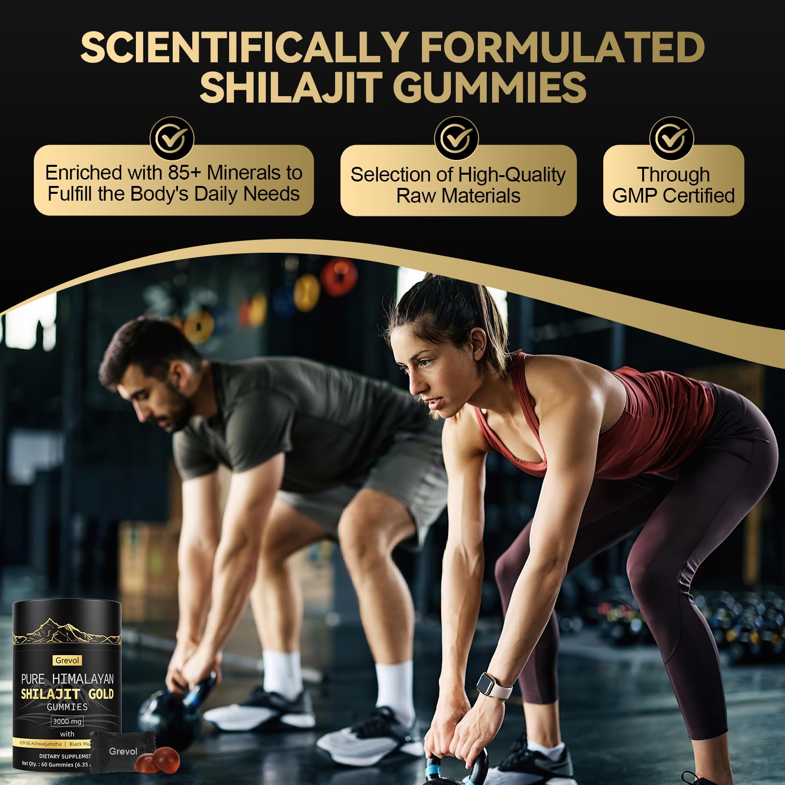 Shilajit gummies ingredients and minerals