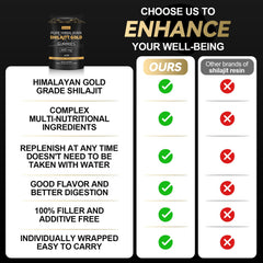 Shilajit Gummies ingredients: Ashwagandha, Ginger and minerals