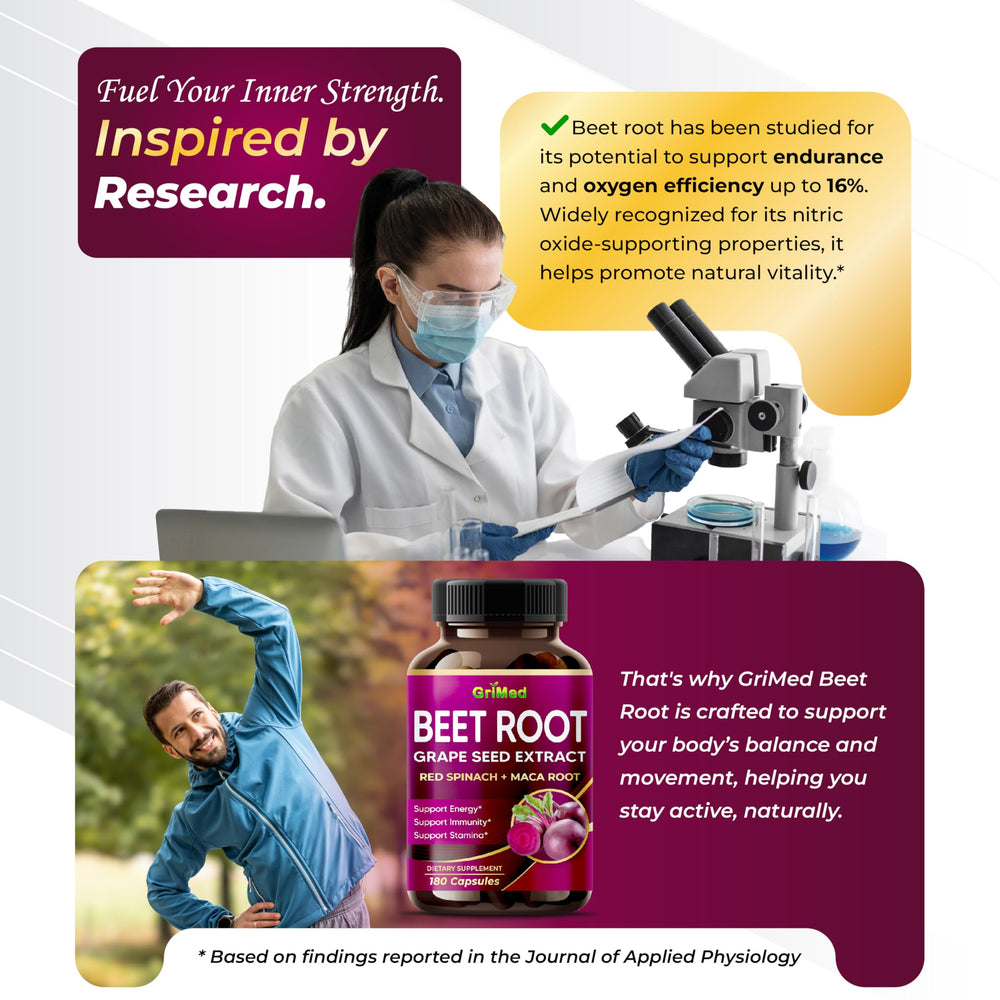 Illustration of the 12-in-1 beet root formula ingredients