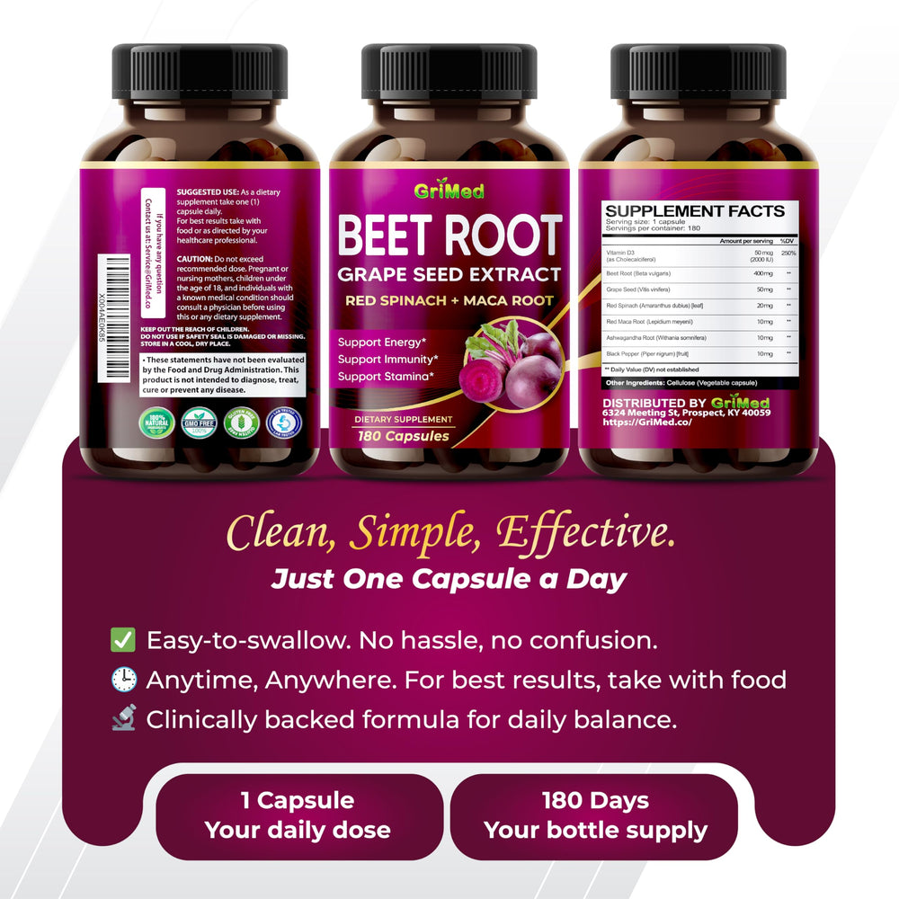 Open bottle with capsules ready to take