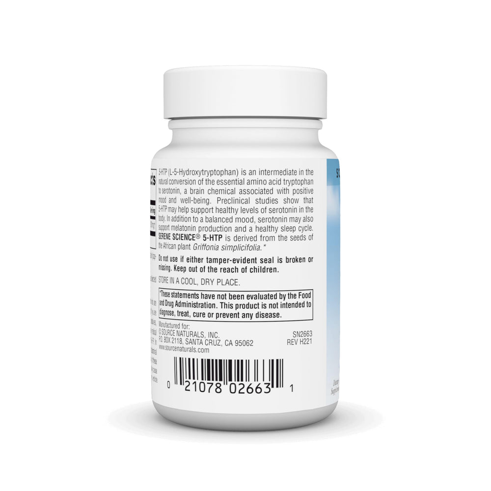 Griffonia simplicifolia seeds used to derive 5-HTP