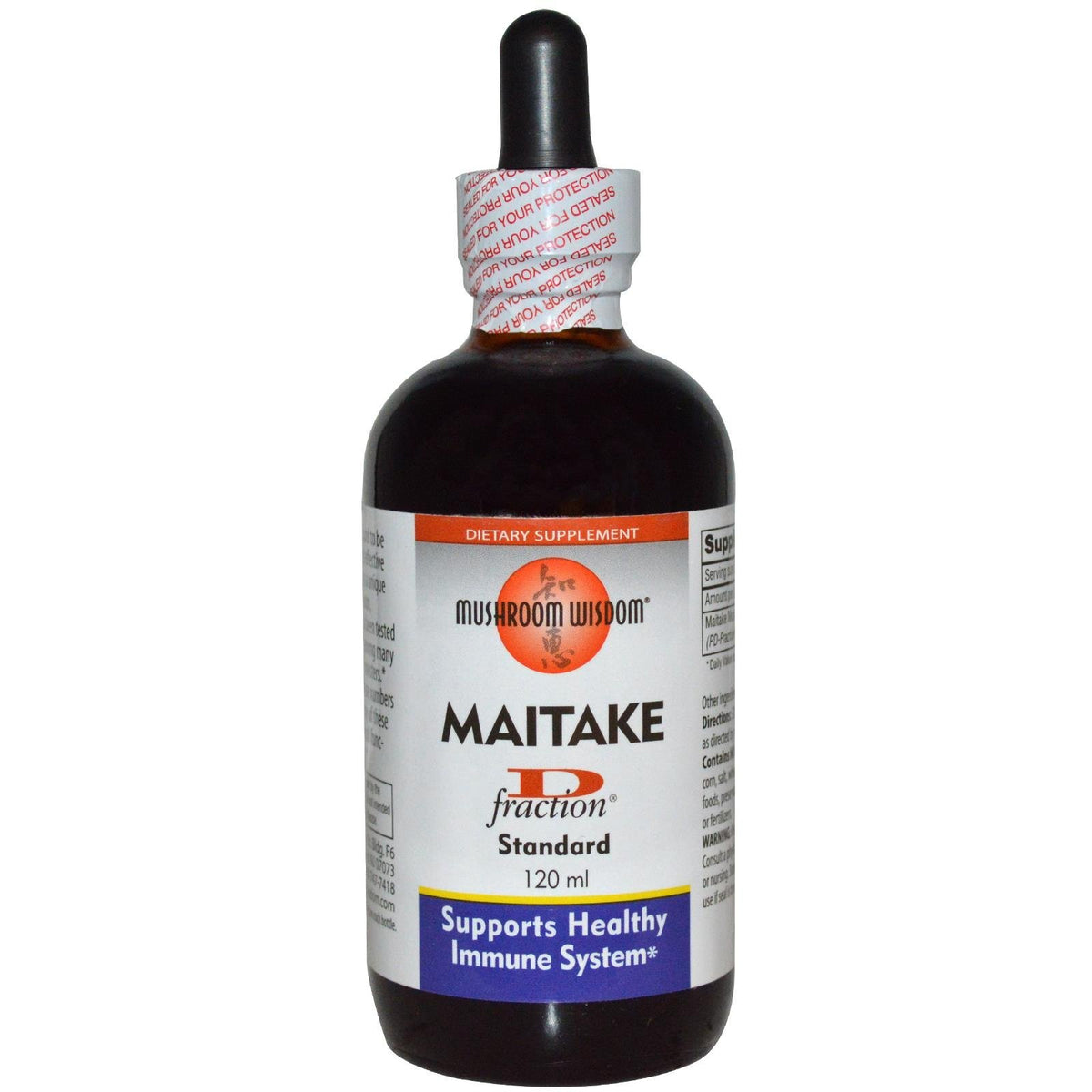 Grifron Maitake D Fraction Standard 120ml bottle and label