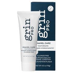 Front view of Grin Pro Enamel Repair toothpaste 4 oz tube