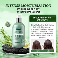 GROEI Rosemary Shampoo smooth-detangle for fine hair