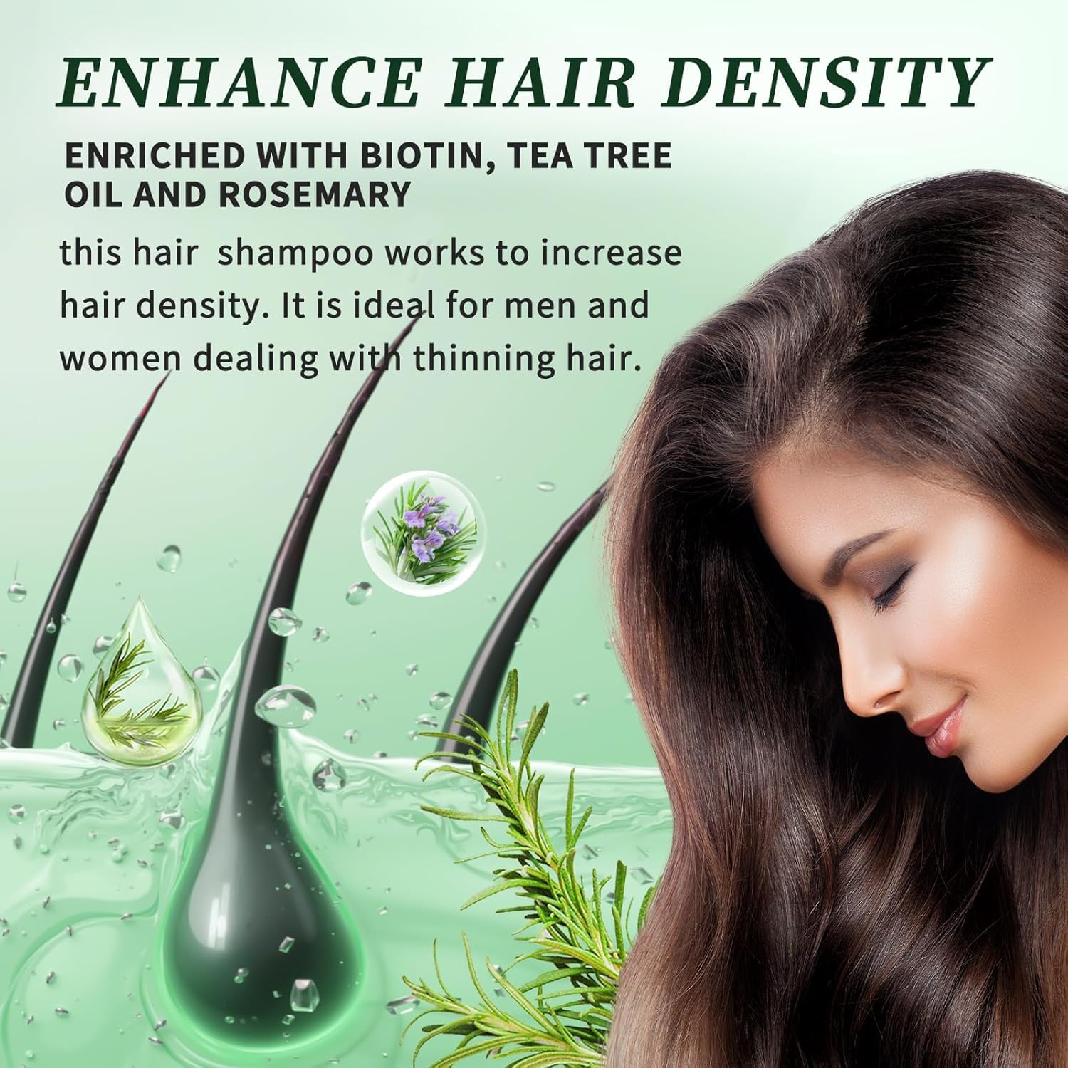 GROEI Rosemary Shampoo travel-size 200-ml for on-the-go routine