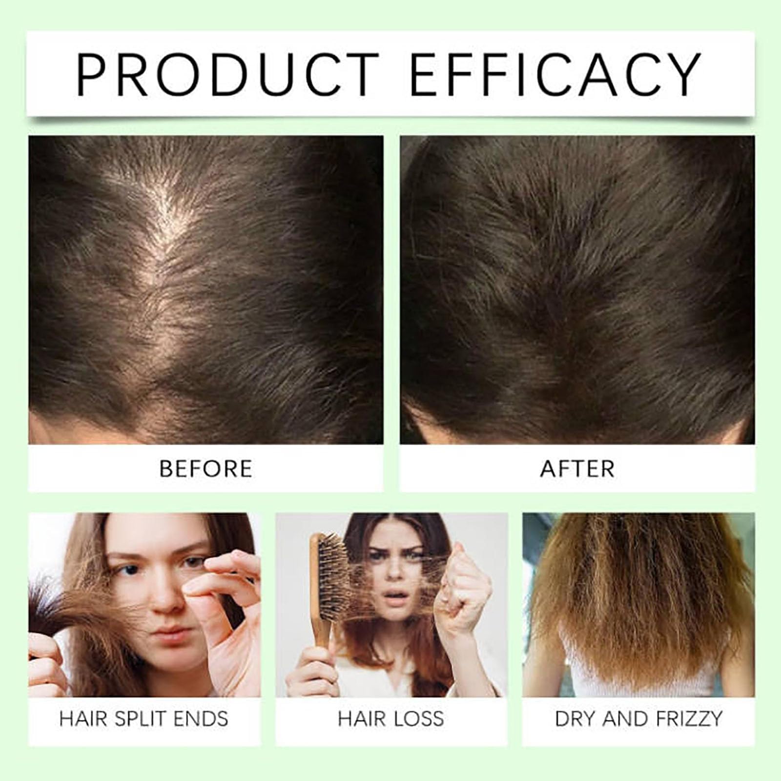 Grospe shampoo close-up highlighting moisture for dry hair