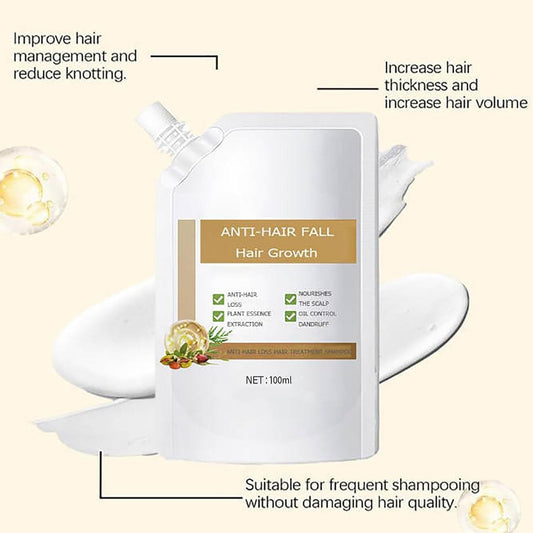 Grospe shampoo bottle close-up highlighting ginger extract for scalp nourishment