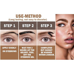 Grospe Eyebrow Tattoo Gel waterproof feature offers sweatproof performance.