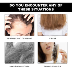 Grospe Hair Serum Capsules application demonstrating quick, non‑greasy styling after washing