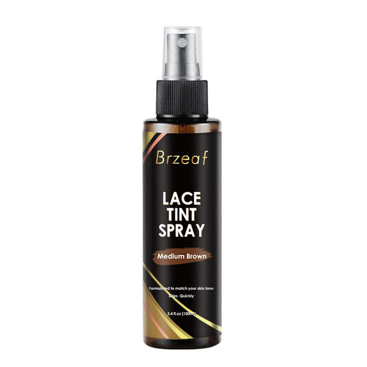 Grospe Lace Tint Spray closure bottle view with quick shade matching