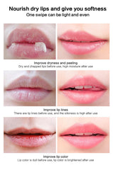 Grospe Lip Collagen packaging emphasizes fragrance-free formula for sensitive skin.