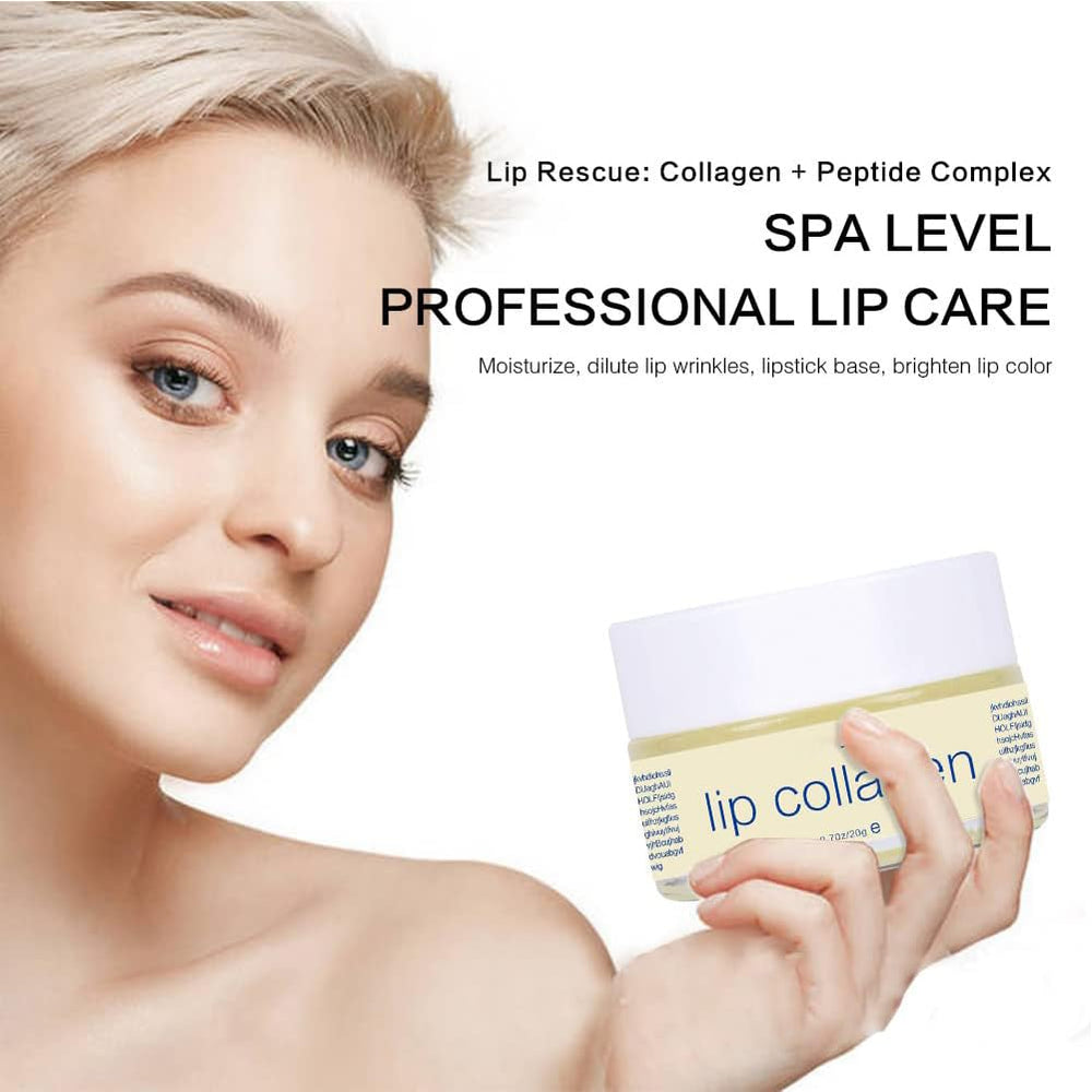 Grospe Lip Collagen applied to lip lines for smoothing effect.