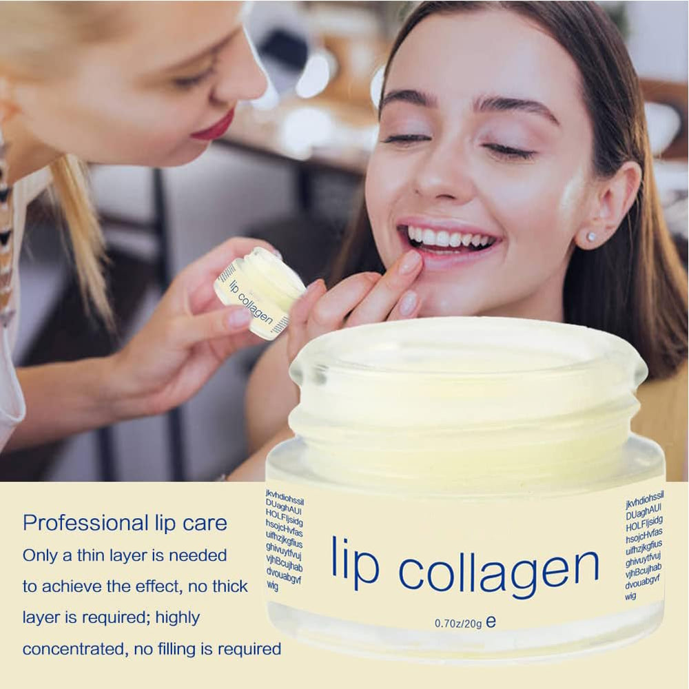 Grospe Lip Collagen paste swatch demonstrates quick absorption.