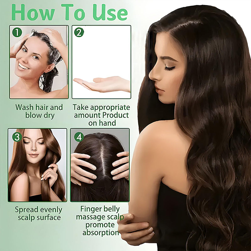Grospe Onion Biotin Rosemary Hair Oil wet hair shine and manageability.