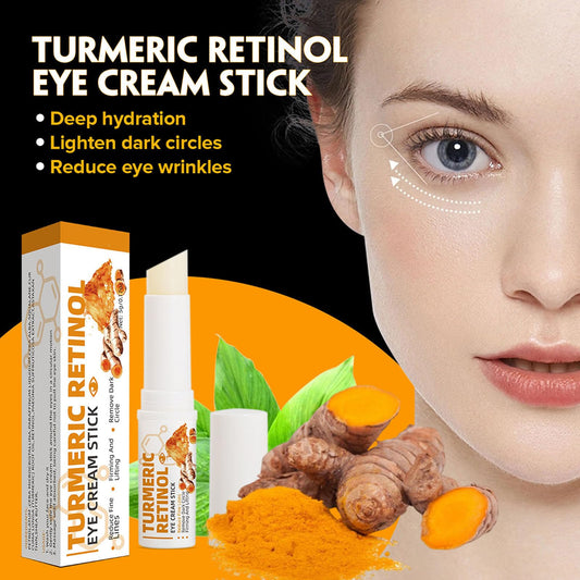 Grospe Turmeric Retinol Eye Stick twist-up demonstrates mess-free application