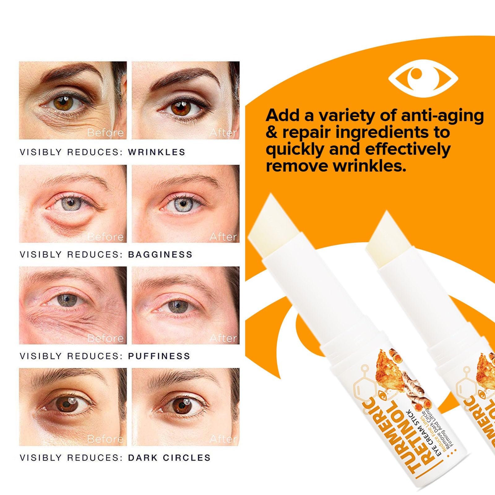 Grospe under-eye area treatment during day and night