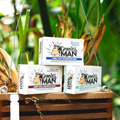 Natural ingredients from Chill Out bar including lemongrass and tea tree oils.