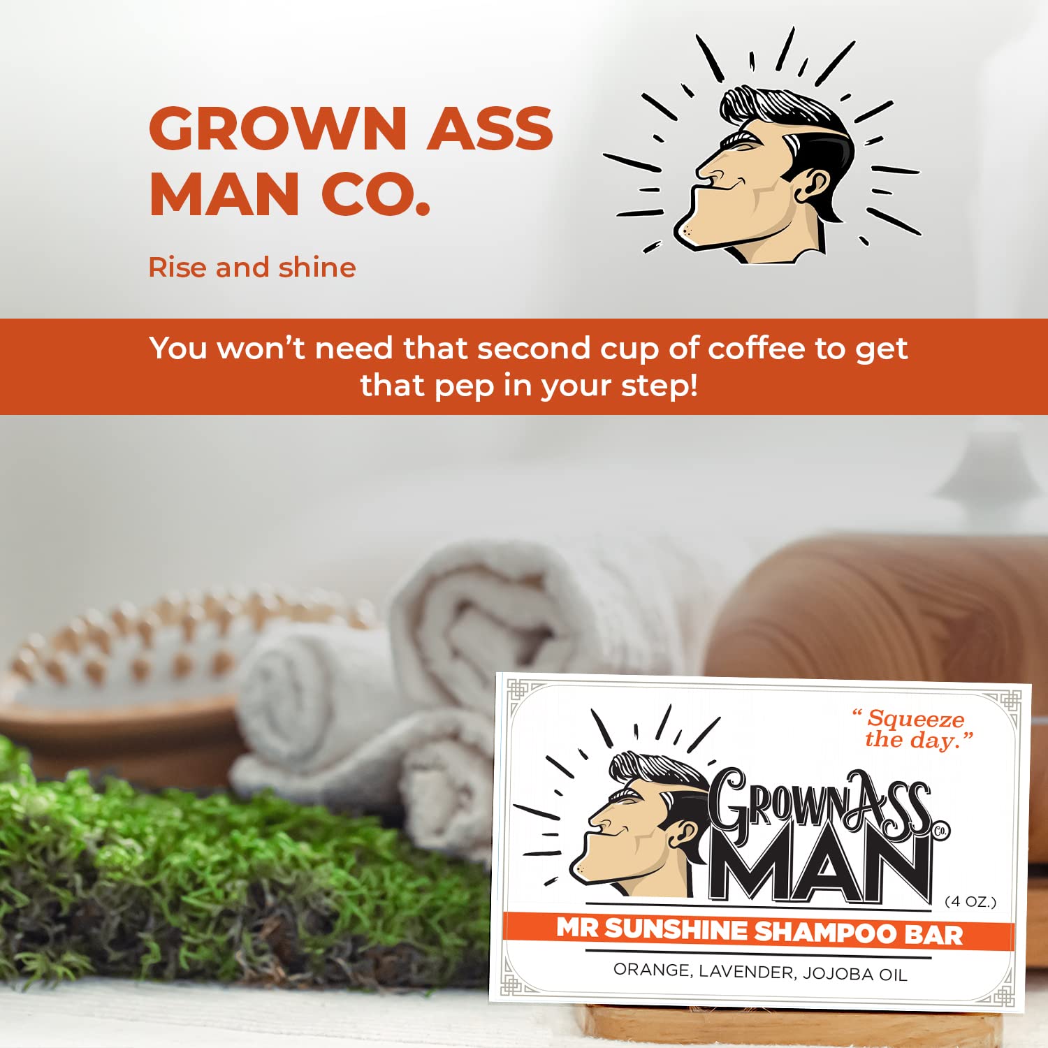 Versatile Mister Sunshine bar for beard cleansing and care