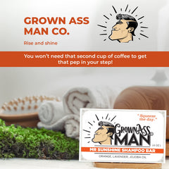 Versatile Mister Sunshine bar for beard cleansing and care
