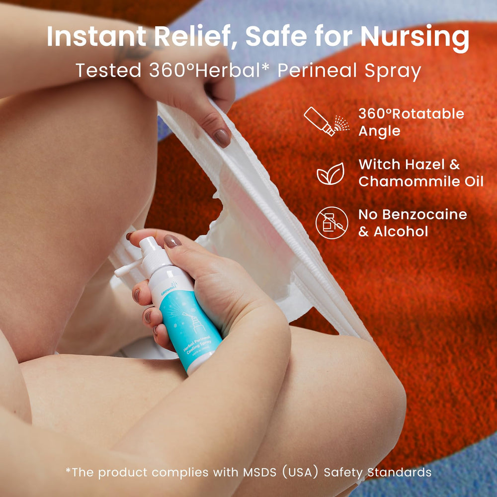 GROWNSY-postpartum-ice-packs provide targeted hot and cold relief for perineal comfort.