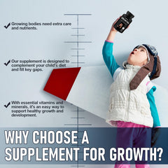 Growth Capsules bottle side view