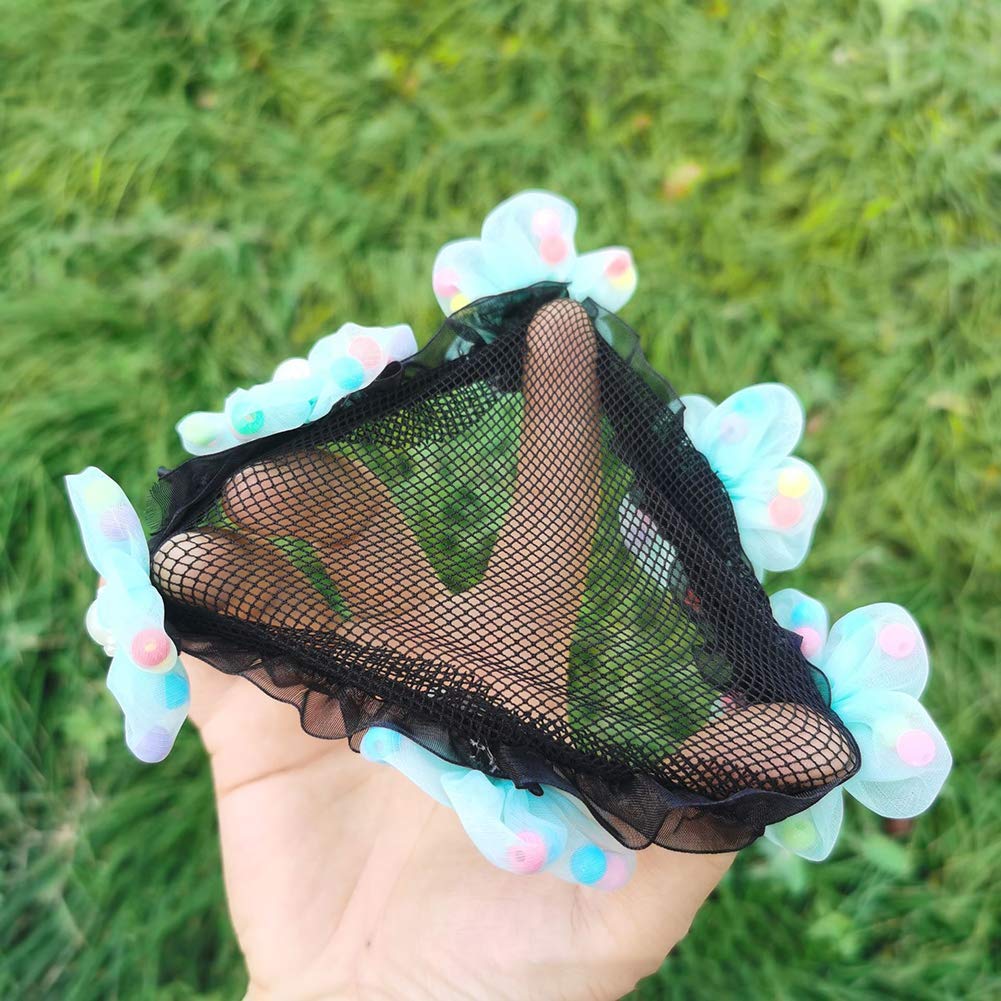 GSHLLO stretchable bun cover with random color options.