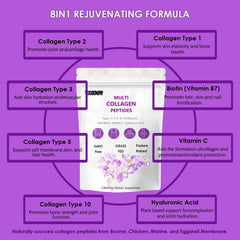 Biotin, hyaluronic acid and vitamin C ingredients