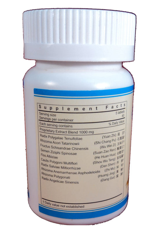 Close-up of Guang Ci Tang BrainNew Bu Nao Yang Shen Pian tablets